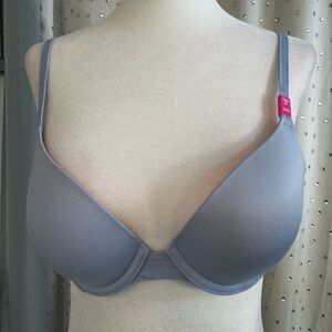 Elegant Blue Gray Underwire Bra